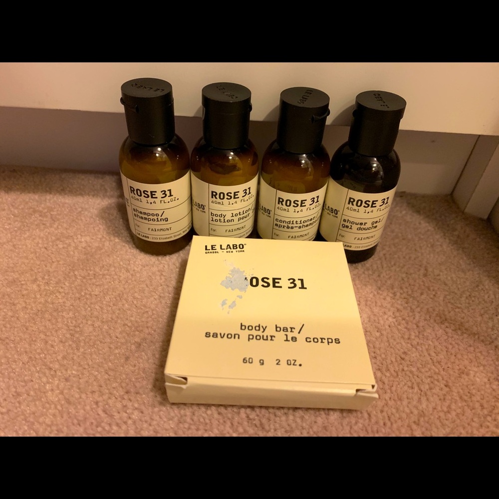 ❤️SOLD❤️Le Labo Rose 31 travel size set